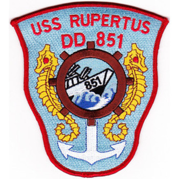 DD-851 USS Rupertus Patch - C Version