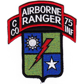 C Company 75th Airborne Ranger Regiment Patch