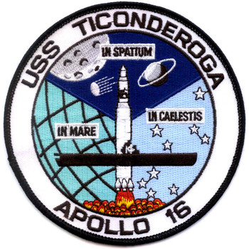CVS-14 USS Ticonderoga Patch Apollo 16