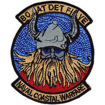 Boat Det 5 United States Naval Coastal Warfare Patch