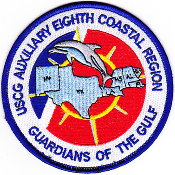 Auxiliary Eighth Coastal Region Patch Guardians Of The Gulf