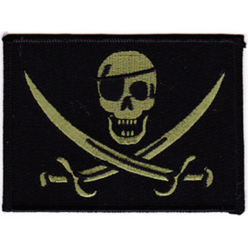 Color Seal OIF OEF One Eye Calico Jack Pirate Patch Acu