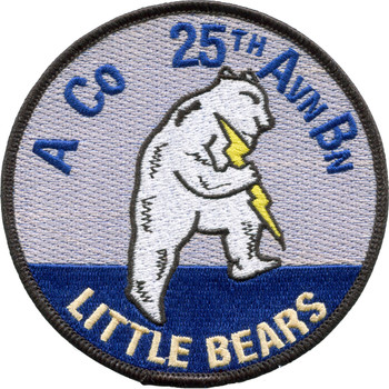 A Company 25th Aviation Battalion Patch Little Bears