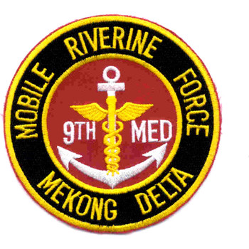 9th Medical Battalion Mobile Riverine Force Patch