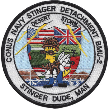 Beach Master Unit 2 Conus Navy Stinger Detachment Patch