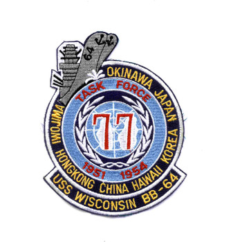 BB-64 USS Wisconsin Patch Task Force 77