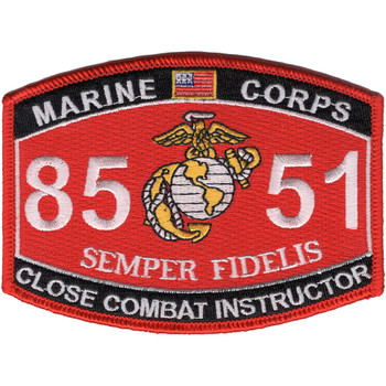 8551 Close Combat Instructor MOS Patch