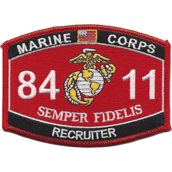 8411 Recruiter MOS Patch