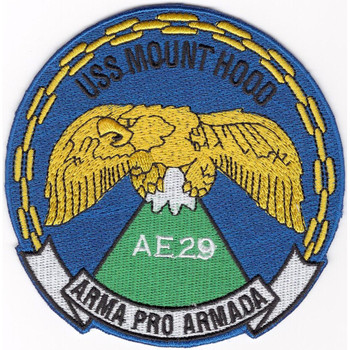 AE-29 USS Mount Hood Auxiliary Ammunition Ship Patch