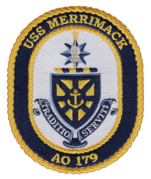 AO-179 USS Merrimack Fleet Oiler Patch