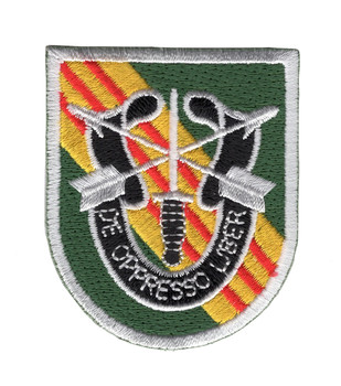 5th Special Forces Group Vietnam Flash with Crest Patch