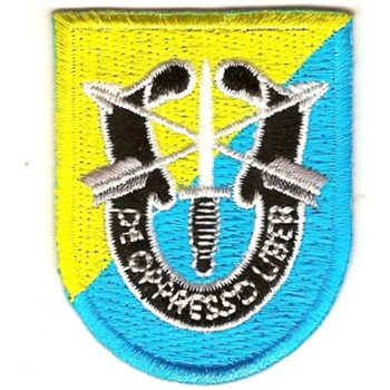 8th Special Forces Group Flash With Crest Large Patch