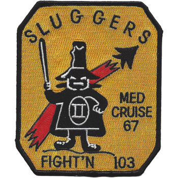 VF-103 Fighter Squadron Med Cruise 67 Patch