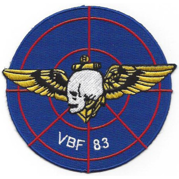 VBF-83 Patch Skull with Pilot Wings