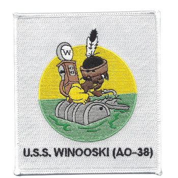 USS Winooski AO-38 Fleet Oiler Ship Patch