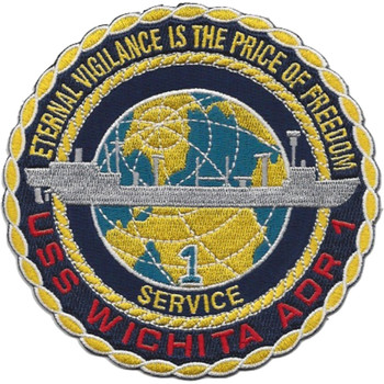 USS Wichita AOR-1  Replenishment Oilers Ship Patch