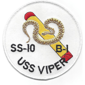 USS Viper SS-10  B-1 Class Submarine Patch