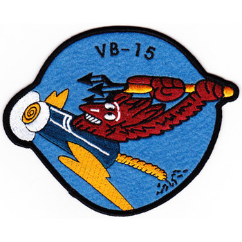 VB-15 Bomber Squadron Fifteen Patch