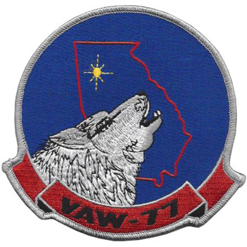 VAW-77 Attack Carrier Airborne Early Warning Squadron Seventy Seven Patch