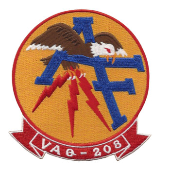 VAQ-208 Vertical Tactical Warfare Squadron Two Zero Eight Patch