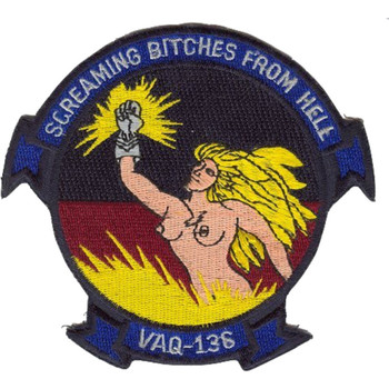 VAQ-136 Electronic Attack Squadron B Version Patch