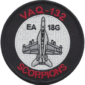 VAQ-132 Scorpions US Navy EA-18G Patch