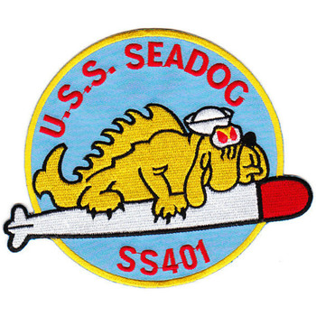 USS Seadog SS-401 Diesel Electric Submarine Second Version Patch