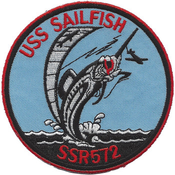 USS Sailfish SSR-572 Radar Picket Submarine Patch