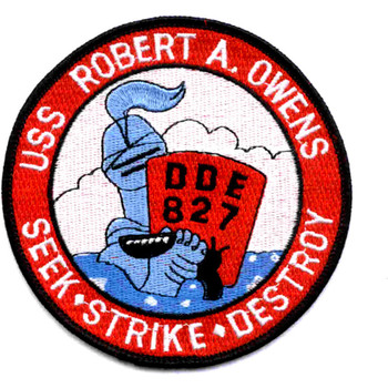 USS Robert A Owens DDE-827 Patch