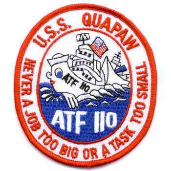 USS Quapaw ATF-110 Patch - A Version