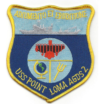 USS Point Loma AGDS-2 Patch Auimento ET Erudizione