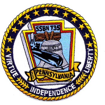 ★アメリカ軍＊１９０９年＊全米ライフル協会マークスマンバッジ（実物） USS Pennsylvania SSBN-735 Ballistic Missile Submarine Patch
