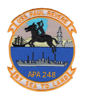 USS Paul Revere APA-248 Patch