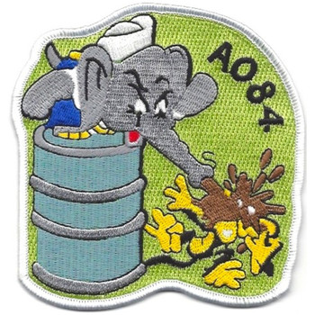 USS Ocklawaha AO-84 Oil Tanker Ship Patch