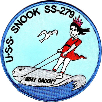 USS Snook SS-279 Diesel Electric Submarin Second Vision Patch