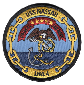 USS Nassau LHA-4 Amphibious Assault Ship Patch