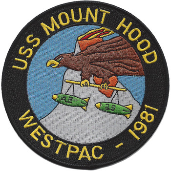 USS Mount Hood AE-29 Westpac 1981 Patch