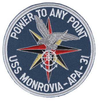 USS Monrovia APA-31 Patch