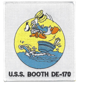 USS Booth DE-170 Destroyer Escort Ship Patch