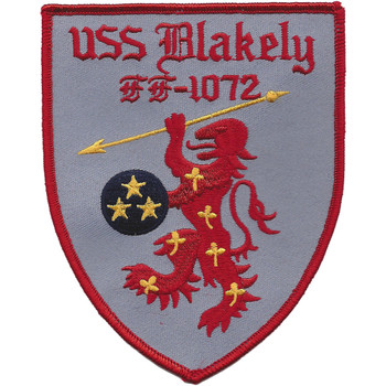 USS Blakely FF-1072 Frigate Ship Patch