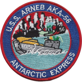 USS Arneb AKA-56 Attack Cargo Ship Antarctic Express Patch