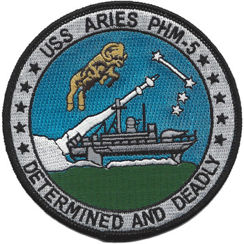 USS Aries PHM-5 Patrol Combatant Missile Hydrofoil Patch