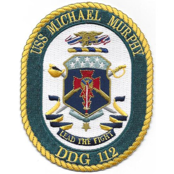 USS Micheal Murphy DDG-112 Guided Missile Destroyer Ship Patch-A