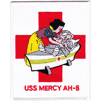 USS Mercy AH-8 Hospital Ship Patch