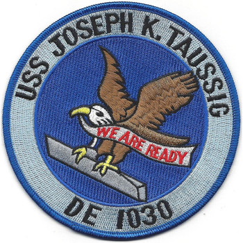 USS Joseph K. Tassig DE-1030 Destroyer Escort Ship Patch