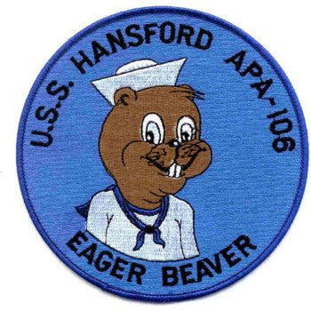 USS Hansford APA-106 Patch