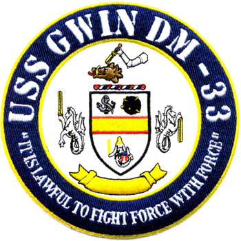 USS Gwin DM-33 Patch