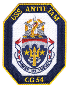 USS Antietam CG-54 Navy Crest Patch