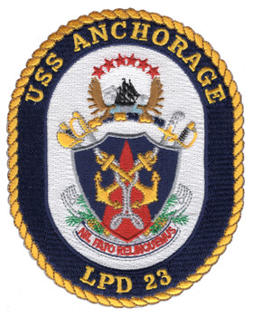 USS Anchorage LPD 23 Amphibious Transport Dock Ship Patch
