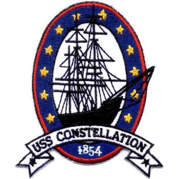 USS Constellation 1854 Patch
